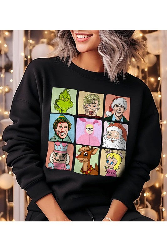 Christmas Movie Fleece Sweatshirt