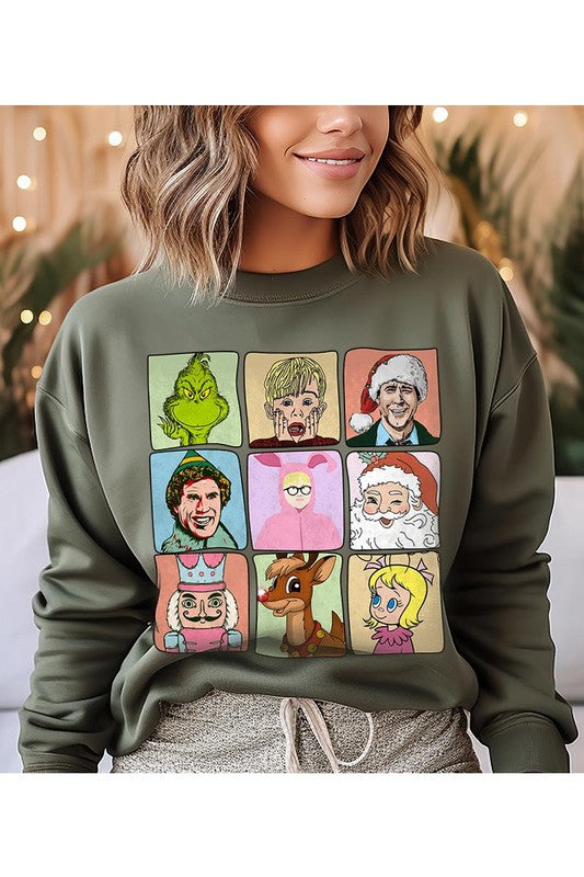 Christmas Movie Fleece Sweatshirt