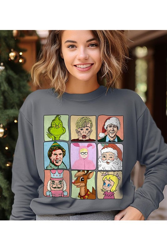 Christmas Movie Fleece Sweatshirt