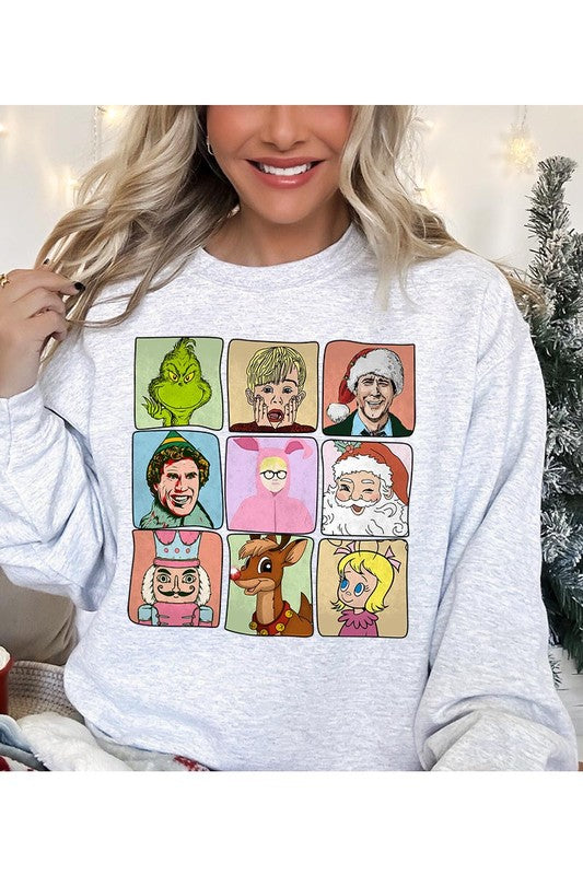 Christmas Movie Fleece Sweatshirt