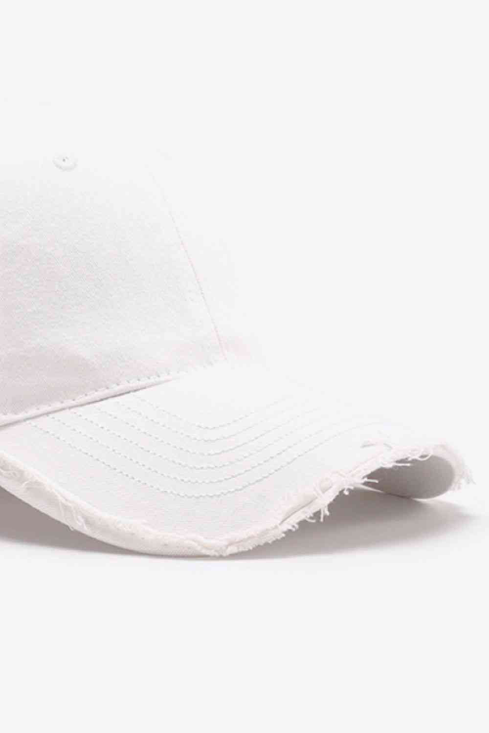 Distressed Adjustable Baseball Cap