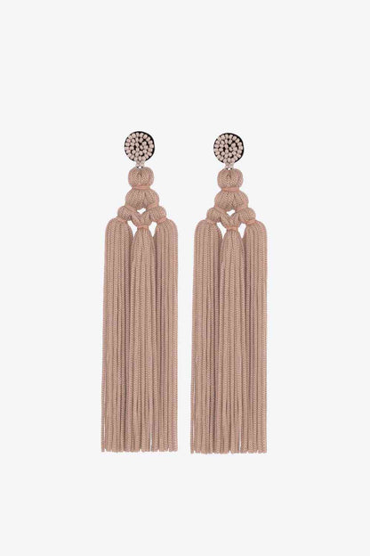 Beaded Tassel Earrings