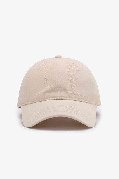 Distressed Adjustable Baseball Cap