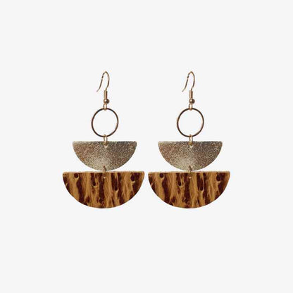 Semicircle Drop Earrings