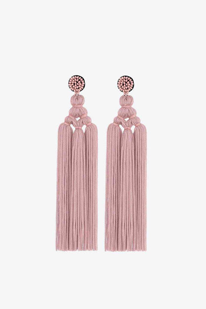 Beaded Tassel Earrings