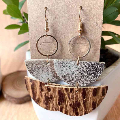 Semicircle Drop Earrings