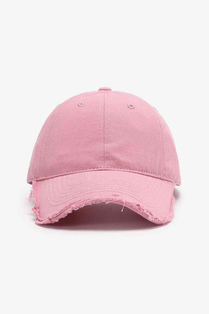 Distressed Adjustable Baseball Cap