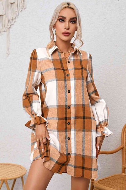 plaid, tunic, fall dress, fall