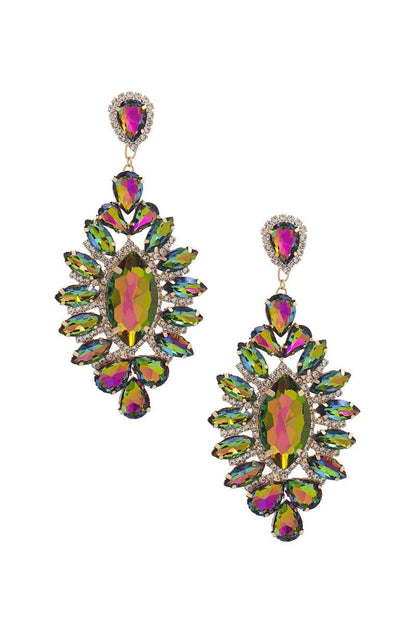 Marquise Rhinestone Dangle Earring