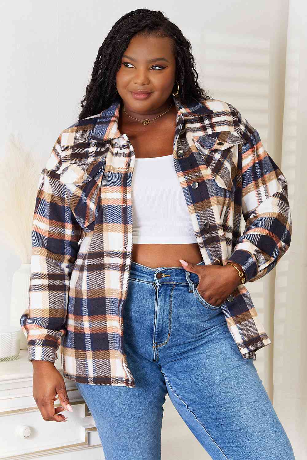 plaid shirt, flannel, fall, jacket