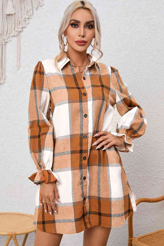 plaid, tunic, fall dress, fall