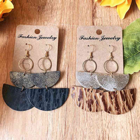 Semicircle Drop Earrings